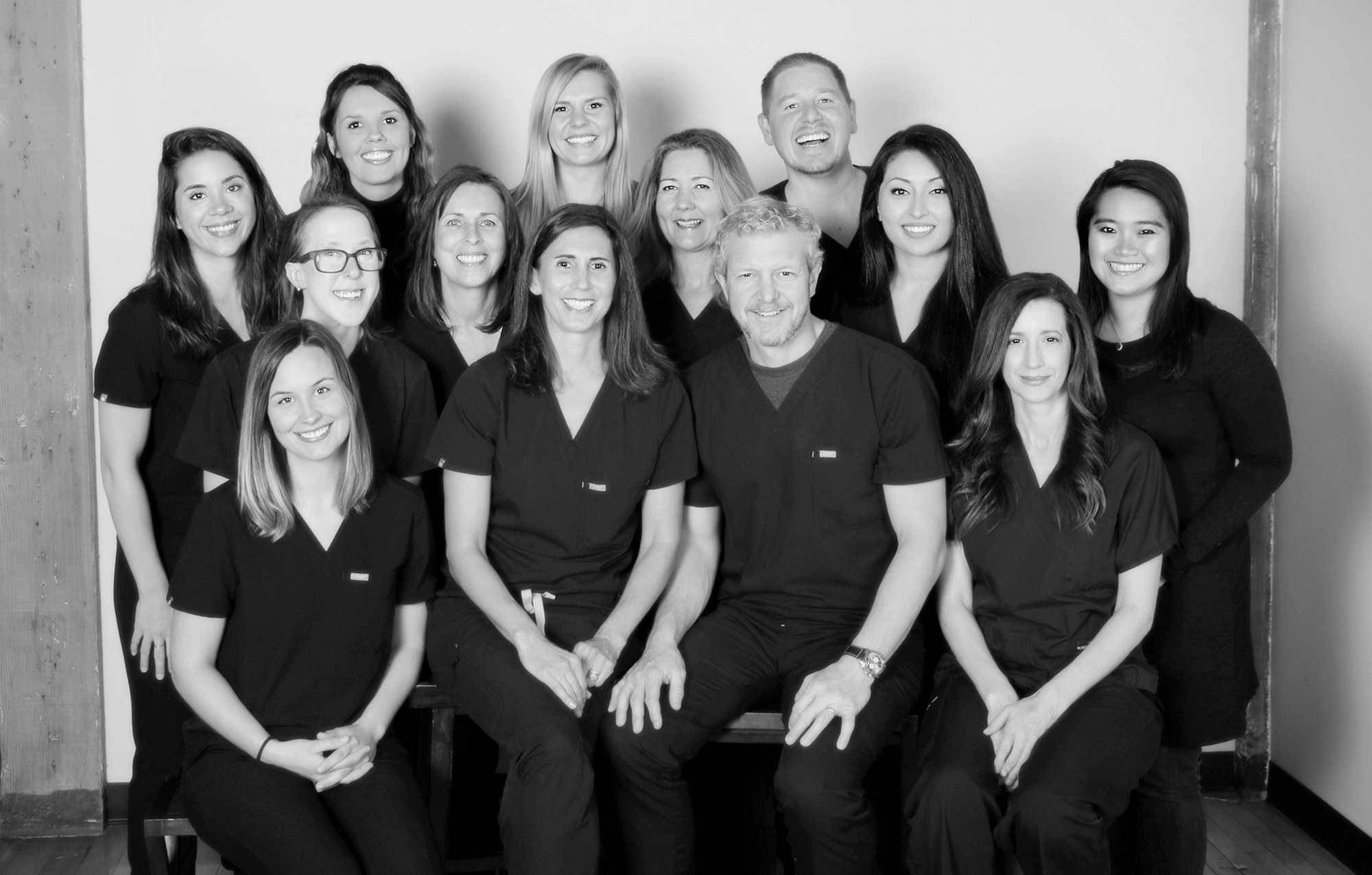 Office Staff at Macadam Family Dentistry BW